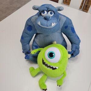 Disney Monsters Inc Mike and Sully plush!